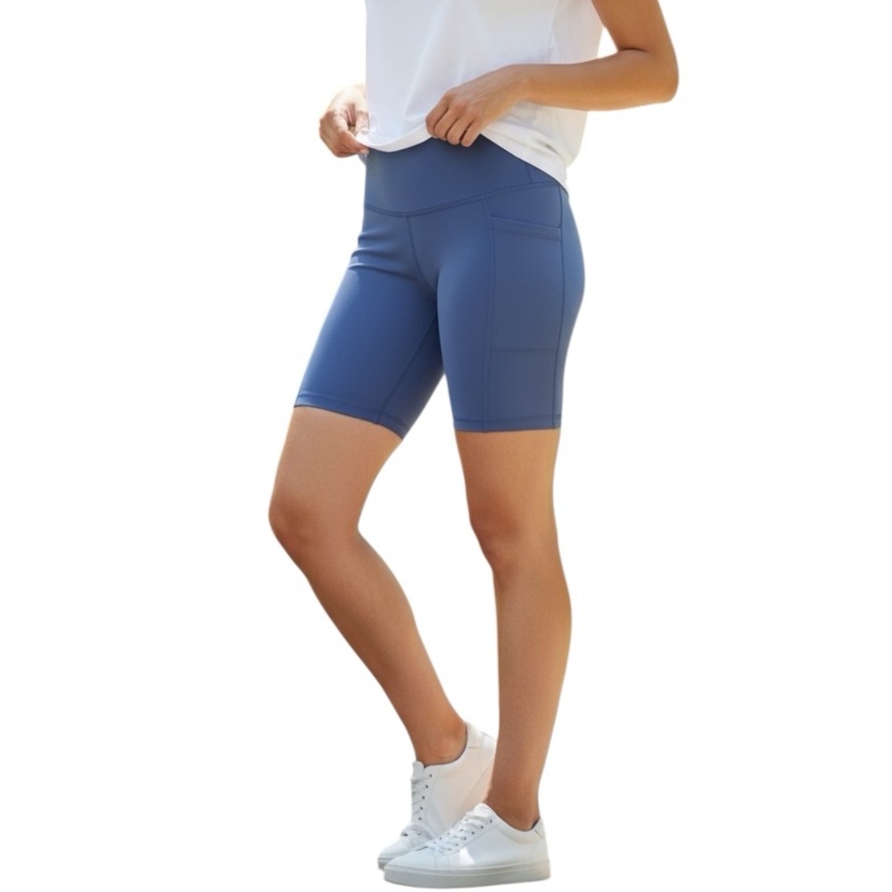 Danskin Lavender Workout Shorts With Pockets